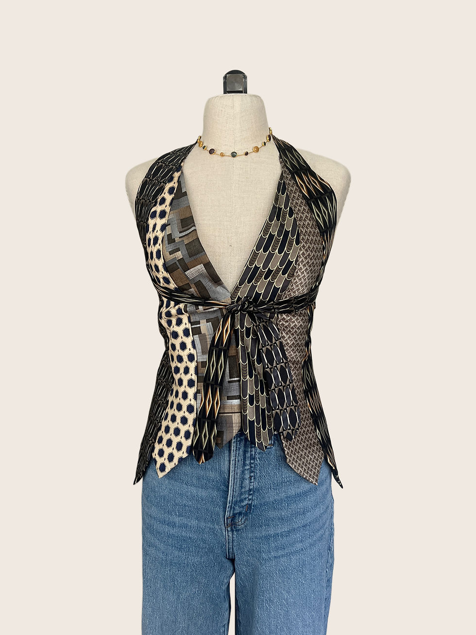 ALL TIED UP bombshell tank - dirty good