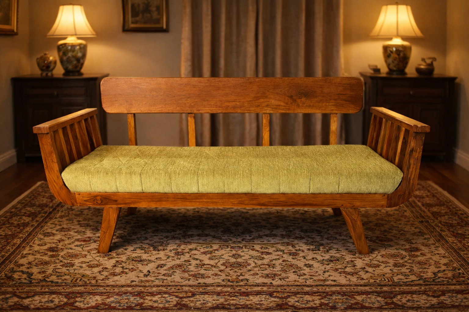 3 seater - teakwood