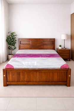 Traditional Teakwood Queen Bed