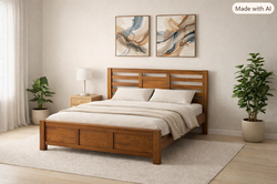 Solid Teakwood Queen Size Cot