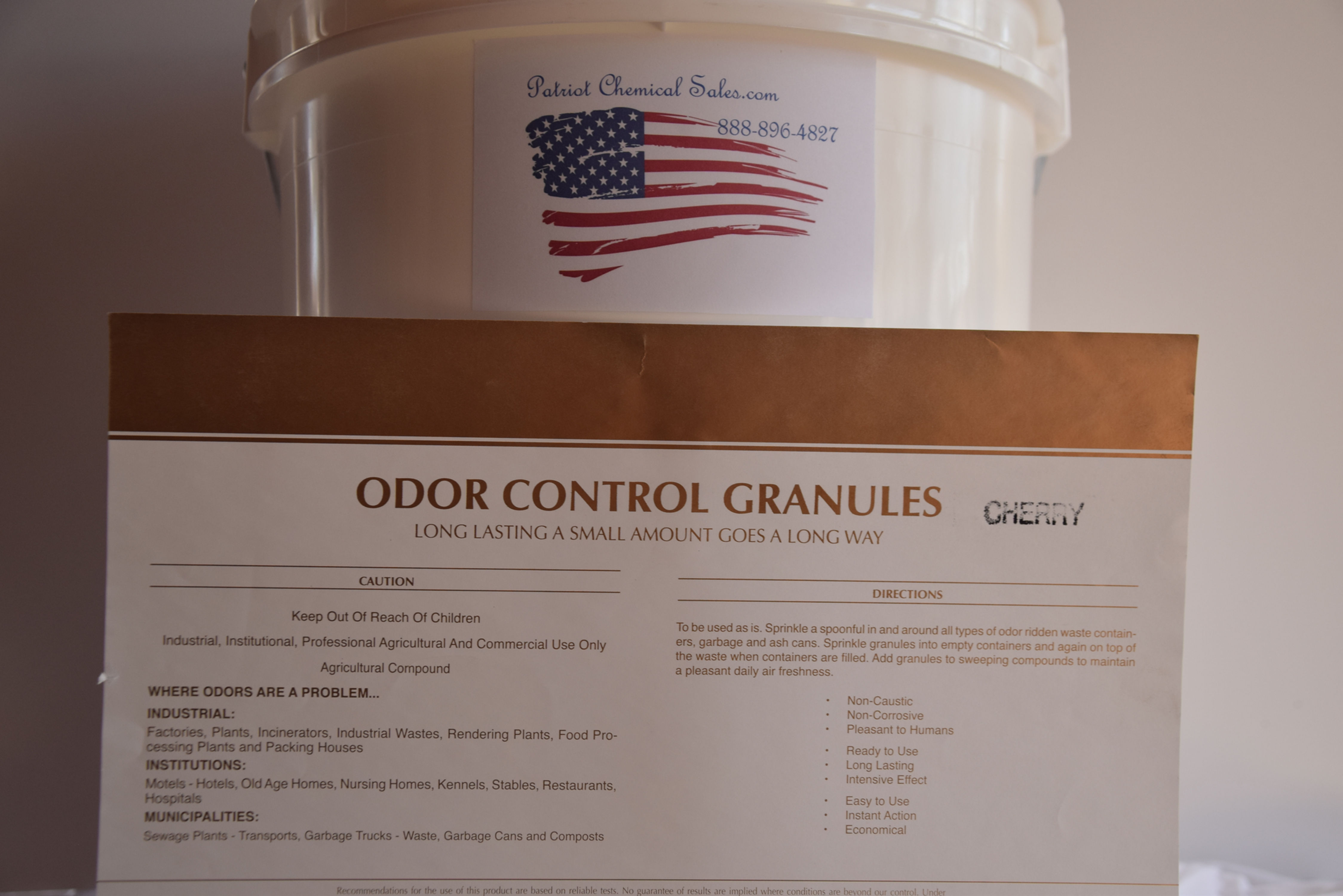 25 LB CHERRY GRANULAR ODOR CONROL ELIMINATOR