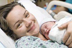 Mother and newborn