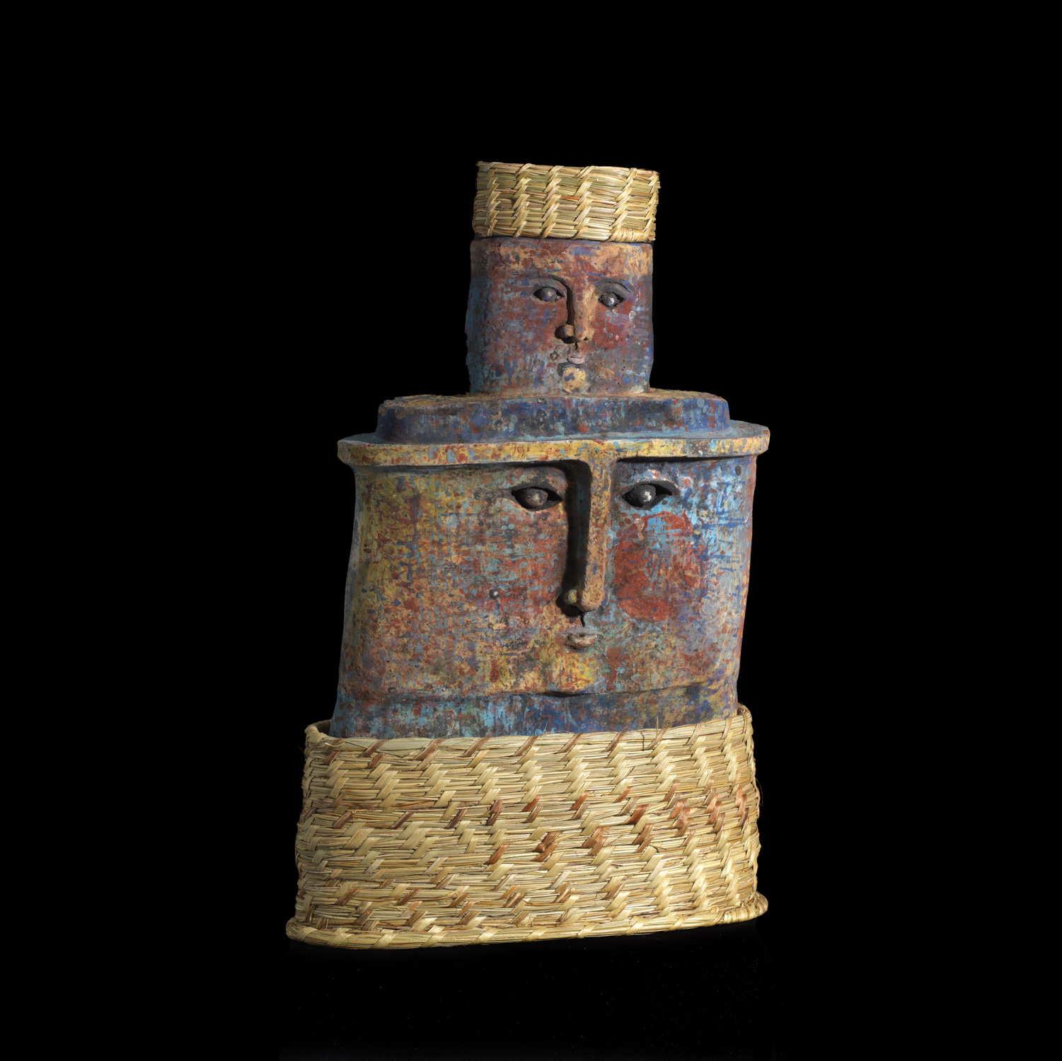 Chaman Ino Moxo,57x40x17cm,Terre cuite,c