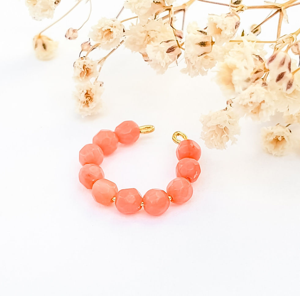 Miniaturbild: CORAL Earcuff mit Koralle