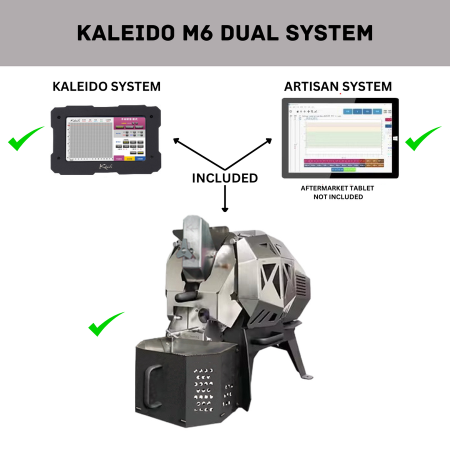 Thumbnail: Kaleido Sniper M6 Dual System 700g Coffee Roaster (Kaleido & Artisan)