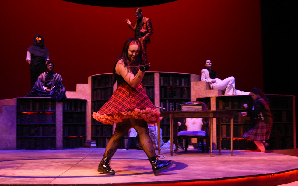 Wrath played by Jade Riedel
Costume by: Hagan Harkins
Hair and makeup: Izzy Christensen