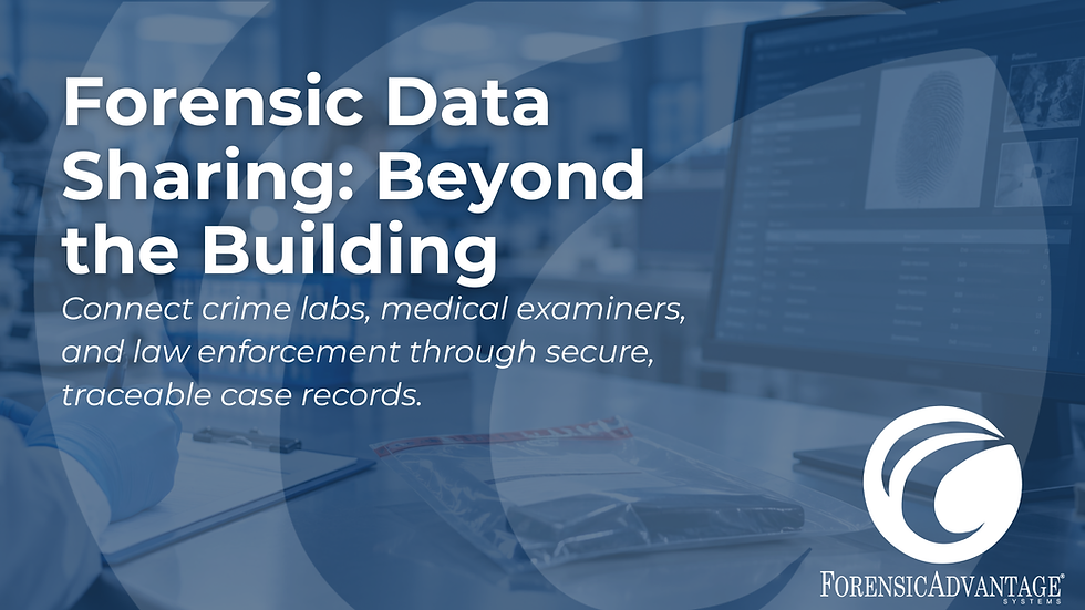 Milwaukee just put its crime lab and medical examiner under one roof. Here is why forensic data sharing depends on connected systems, not shared floor plans.