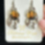 Real Monarch Butterfly Wing Drop Earring