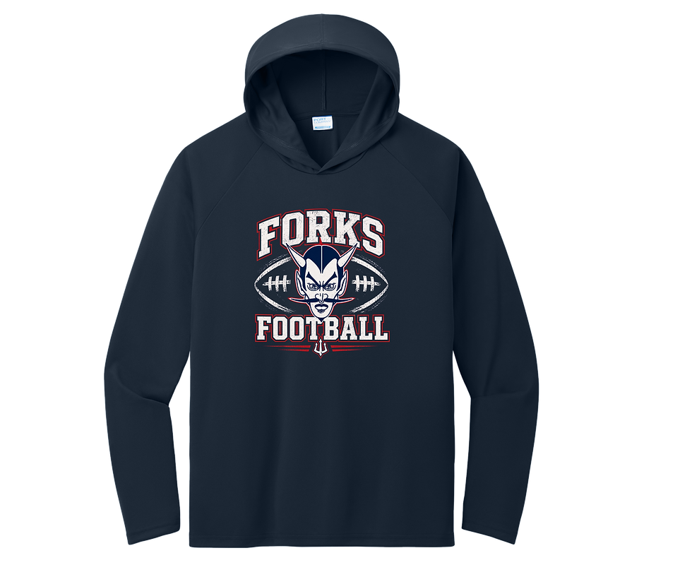 Thumbnail: Hoodie Long Sleeve Tee (Custom Name & Number Option) 