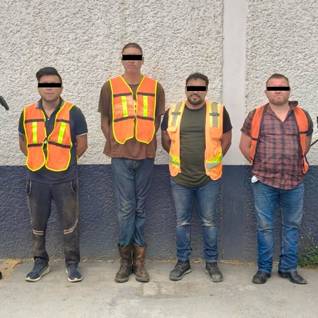 CAPTURAN A CUATRO POR ROBO DE HIDROCARBURO EN APODACA