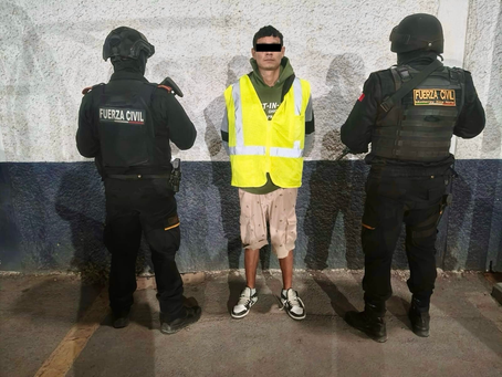 APREHENDEN A JOVEN ARMADO Y CON ESTUPEFACIENTES