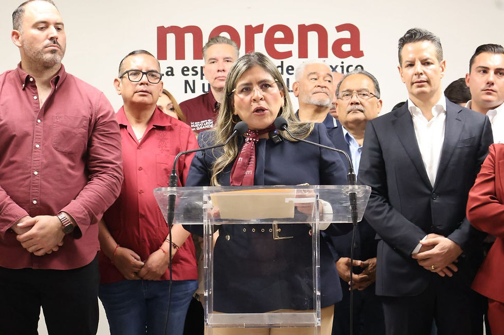 Morena presentará denuncia contra Samuel García y Mariana Rodríguez por presuntas irregularidades financieras y promoción personalizada