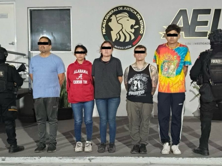 CAPTURAN A SEIS PERSONAS CON DROGAS EN MONTERREY
