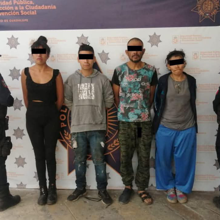 Detienen a 4 personas por provocar incendios en Guadalupe