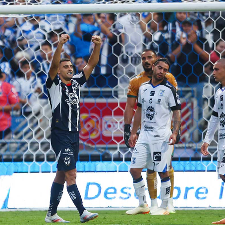 Rayados se impone a Querétaro con un contundente 4-2