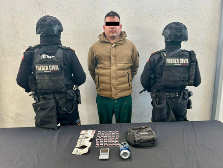 ARRESTAN A HOMBRE CON DROGAS EN SAN NICOLÁS DE LOS GARZA