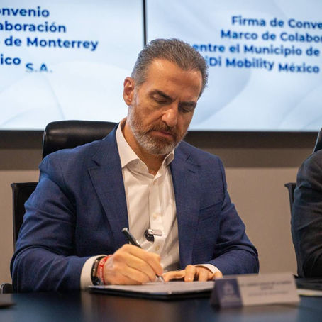 Monterrey y la empresa DIDI Firman acuerdo de seguridad y movilidad