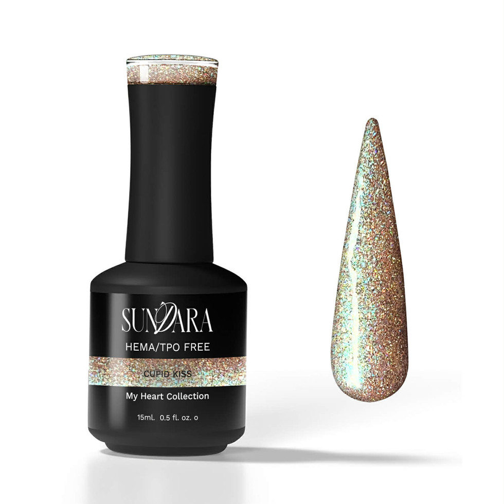 Cupids Kiss- Glitter gel polish