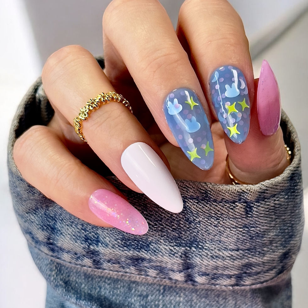 Blossom Rabbit-Glitter Jelly Gel Polish