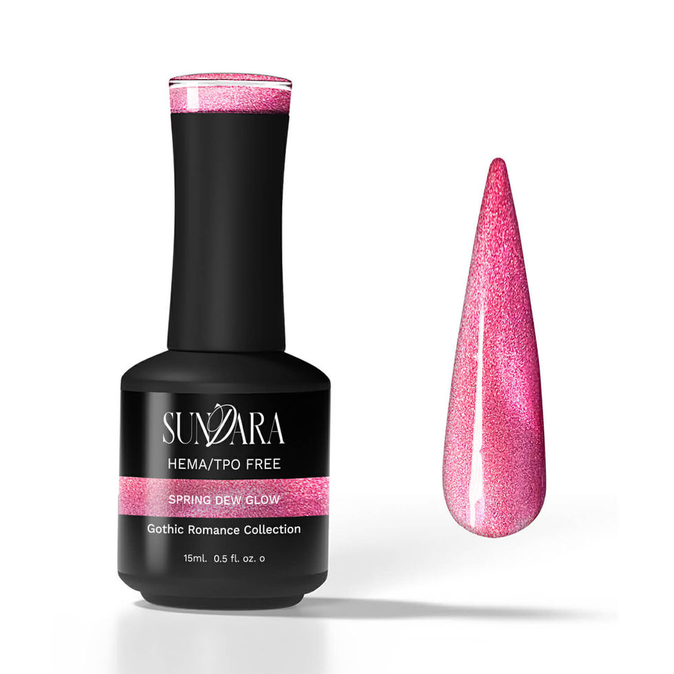 Spring Dew Glow- Rainbow Cat Eye Gel Polish