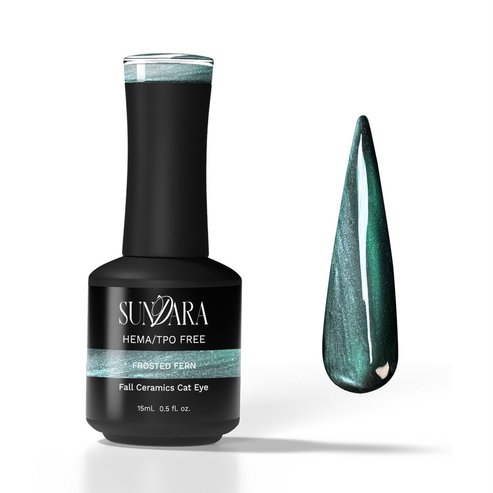 Frosted Fern- Ceramic Cat Eye Gel Polish