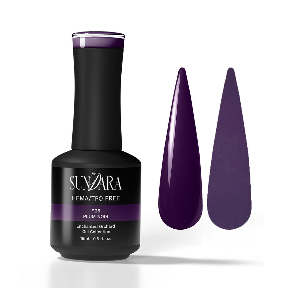 F.26 - Plum Noir- Solid gel polish