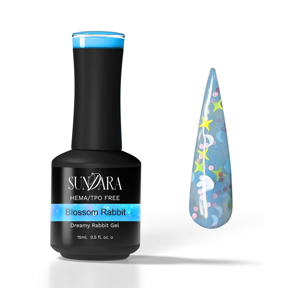 Blossom Rabbit-Glitter Jelly Gel Polish