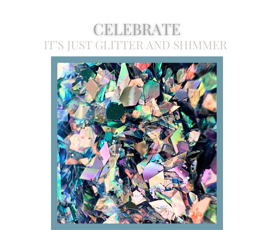 Duo Cuter then Cupid & Celebrate -Nail Glitter 1oz (two colors)