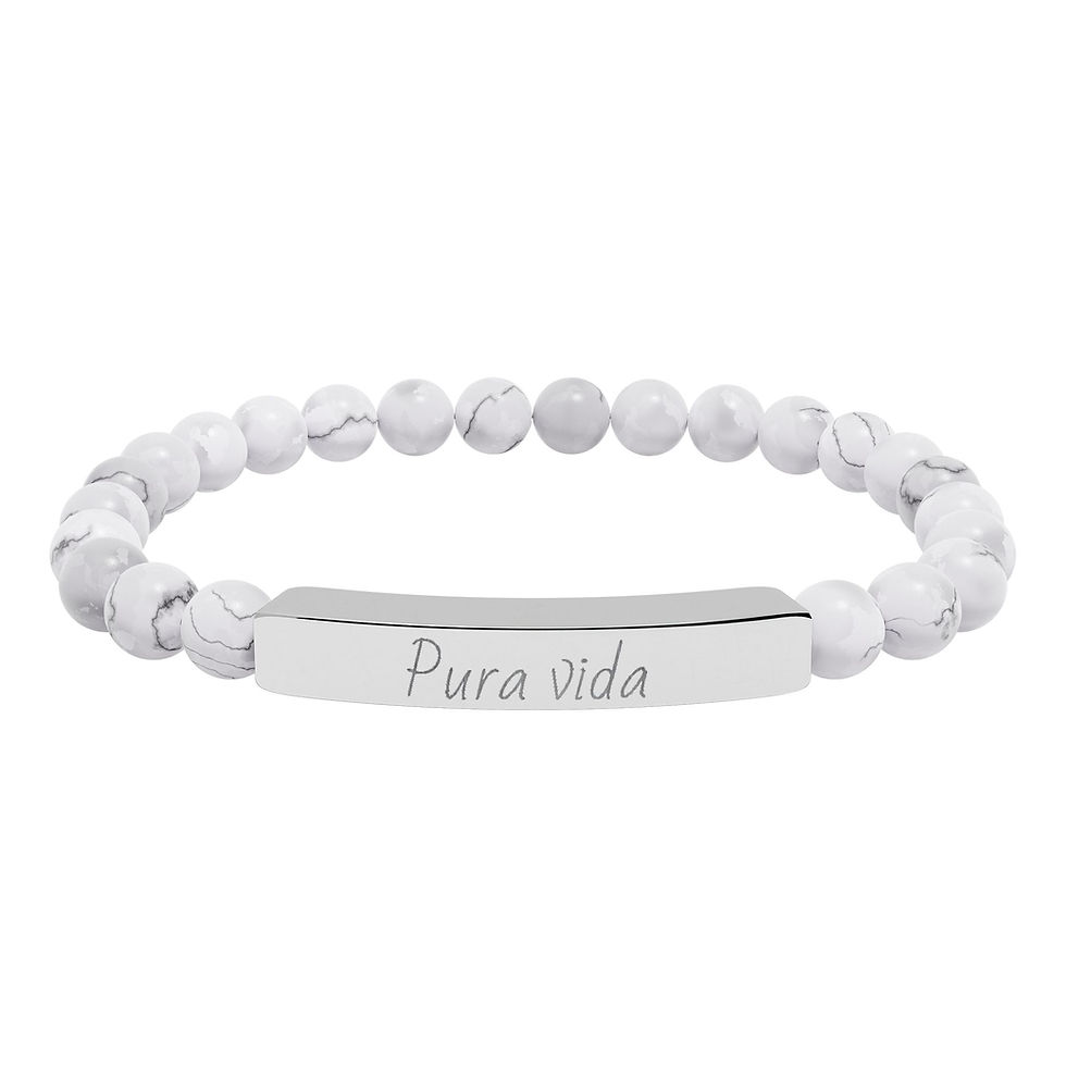 Thumbnail: Variety Of Natural Stone Bracelets — Pura Vida Engraving