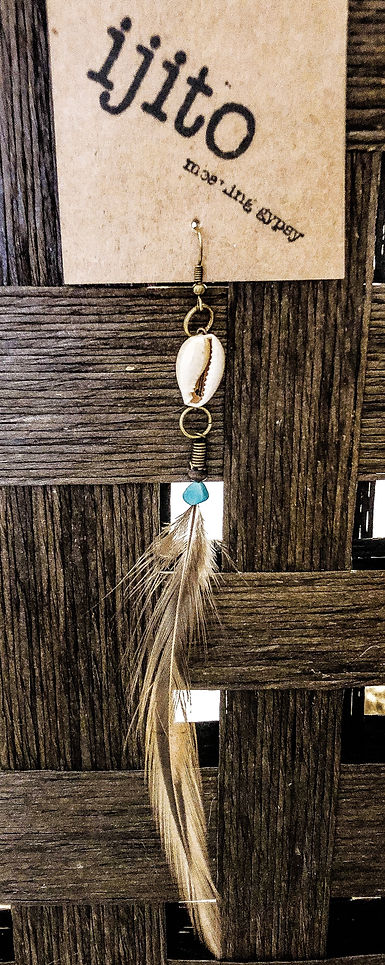 feather earring