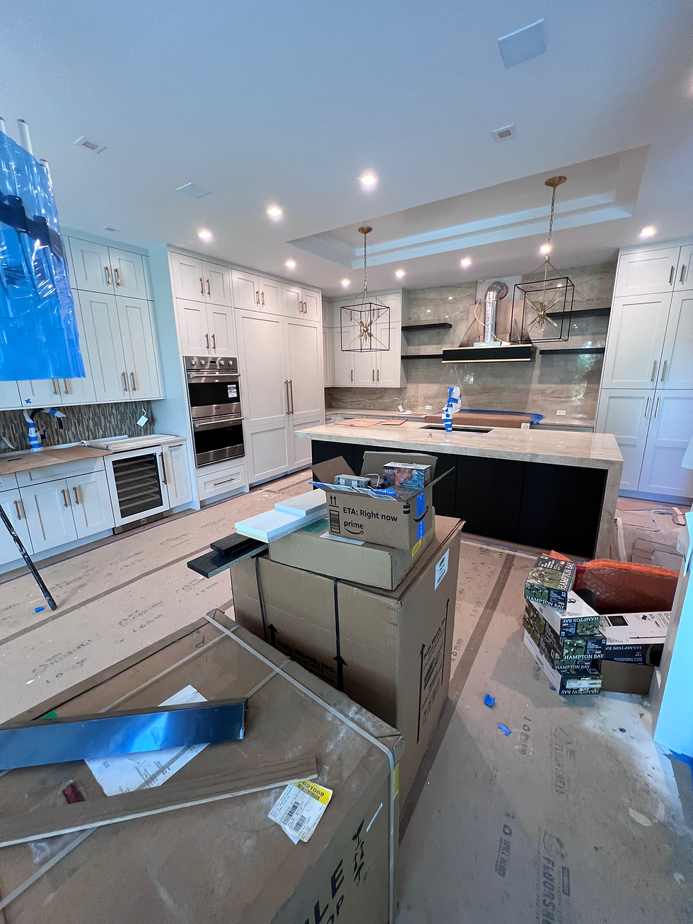 Palm Beach new construction kitchen