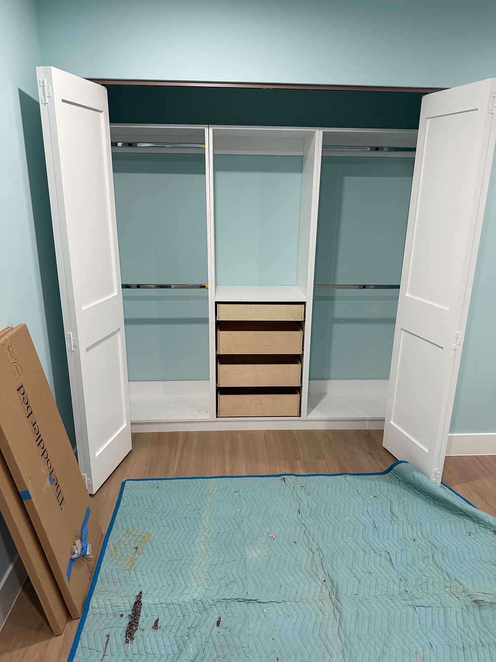 Custom closet installation residential construction services