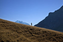 High Alps of Vorarlberg, Austria.