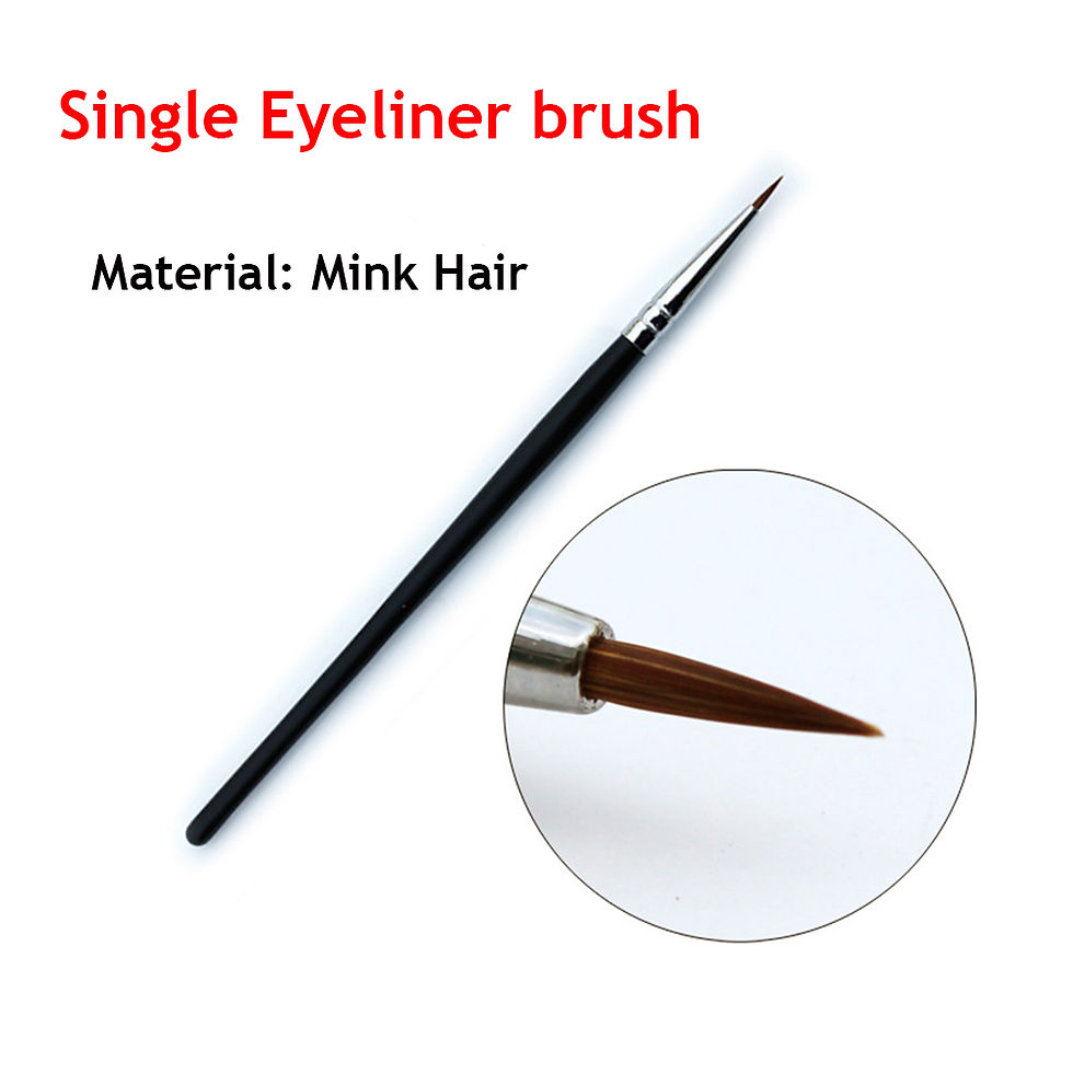 Thumbnail: Beauty Makeup Brushes Fine Eyebrow Cream Brush Eyeliner Pen Black Eyeliner Brush