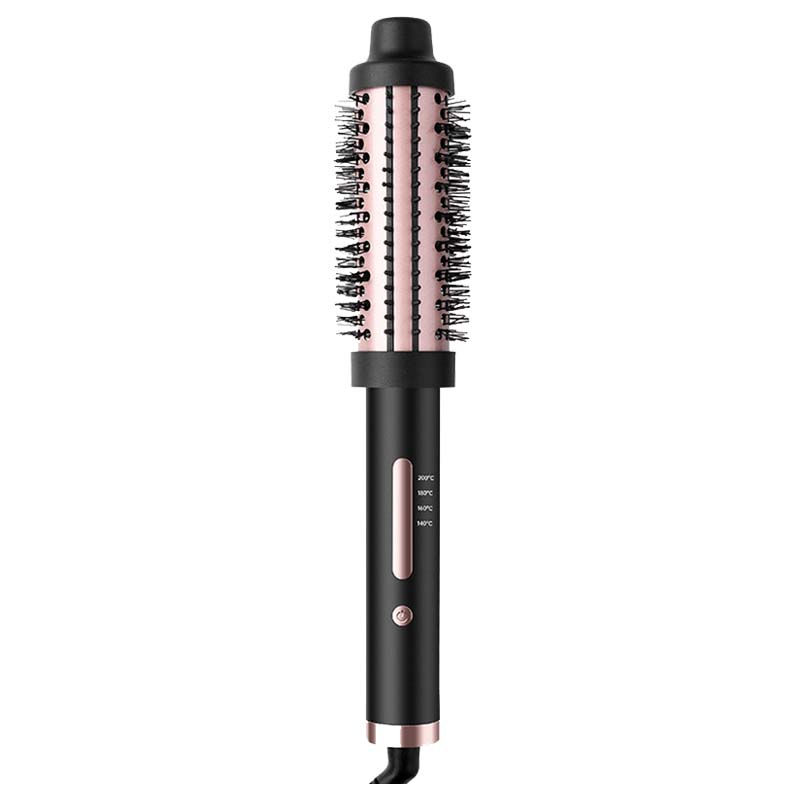 Ceramic Coating Thermal Hair Curler Brush with PTC Fast Heater Electric LCD Disp