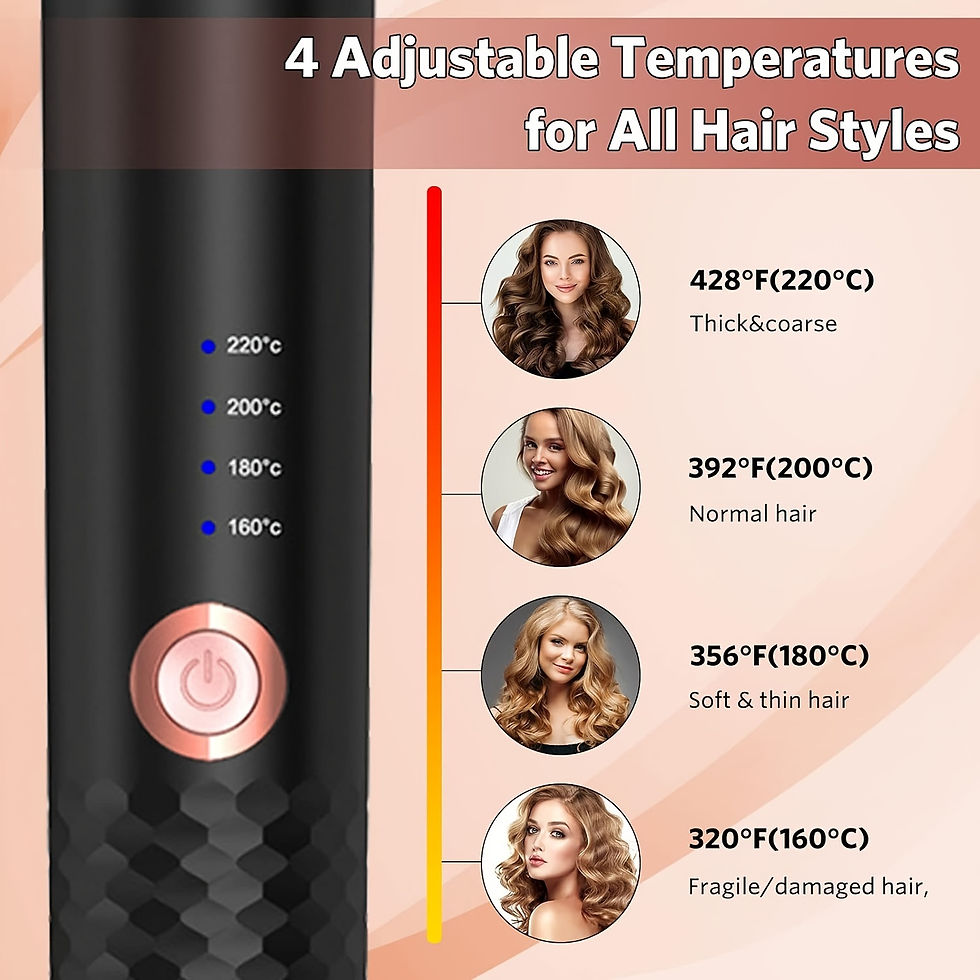 Thumbnail: Automatic Hair Curler Auto Hair Curling Iron Ceramic Rotating Air Curler Air Spi