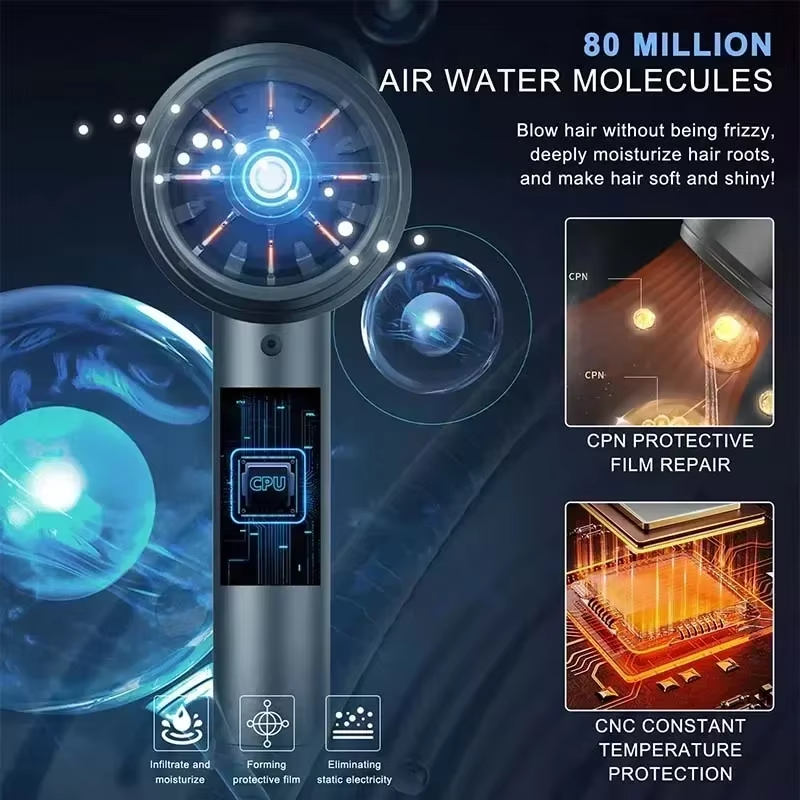 Thumbnail: Professional hair salon hair dryer, featuring high-speed drying and ion heating 