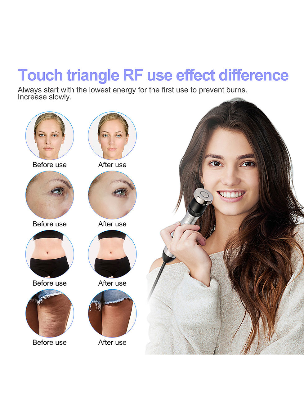 Thumbnail: Beauty Star Tripolar 3 in 1 Facial Machine for Lifting Facial Body Slimming Skin