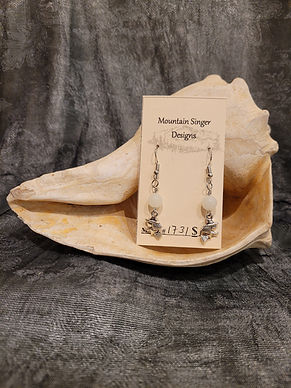 Small Flying Witch with Glow-in-the-Dark Earrings