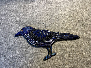 Beaded crow