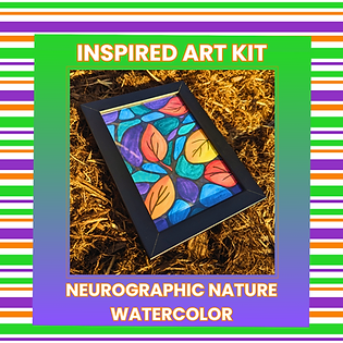 Inspired Art Kit: Neurographic Nature Watercolor