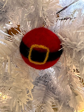 Felted Santa Ornament
