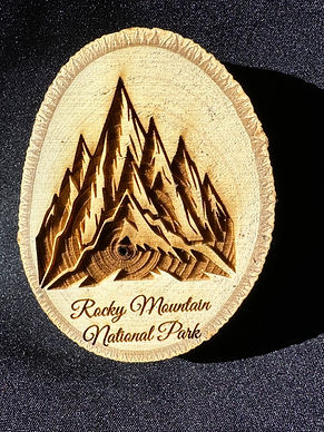 RMNP Wood Mtn Magnet