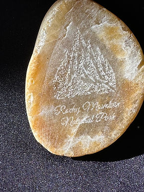 RMNP Small Stone Magnet