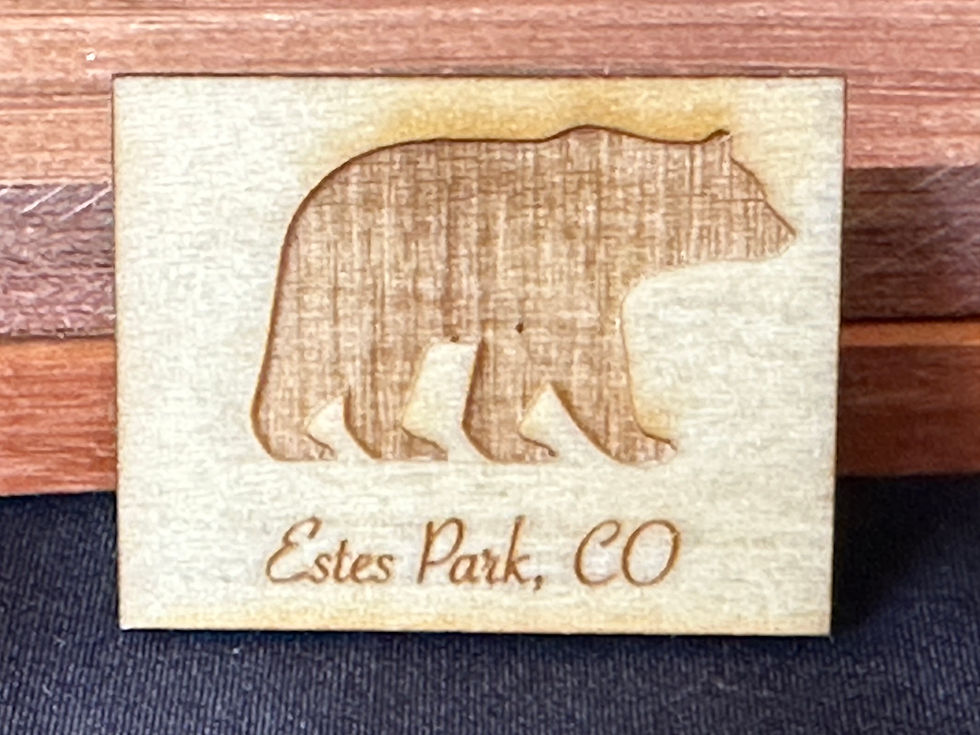Bear Wood Magnet