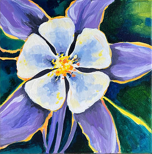Colorado’s Beauty: Original 8x8 Acrylic Painting