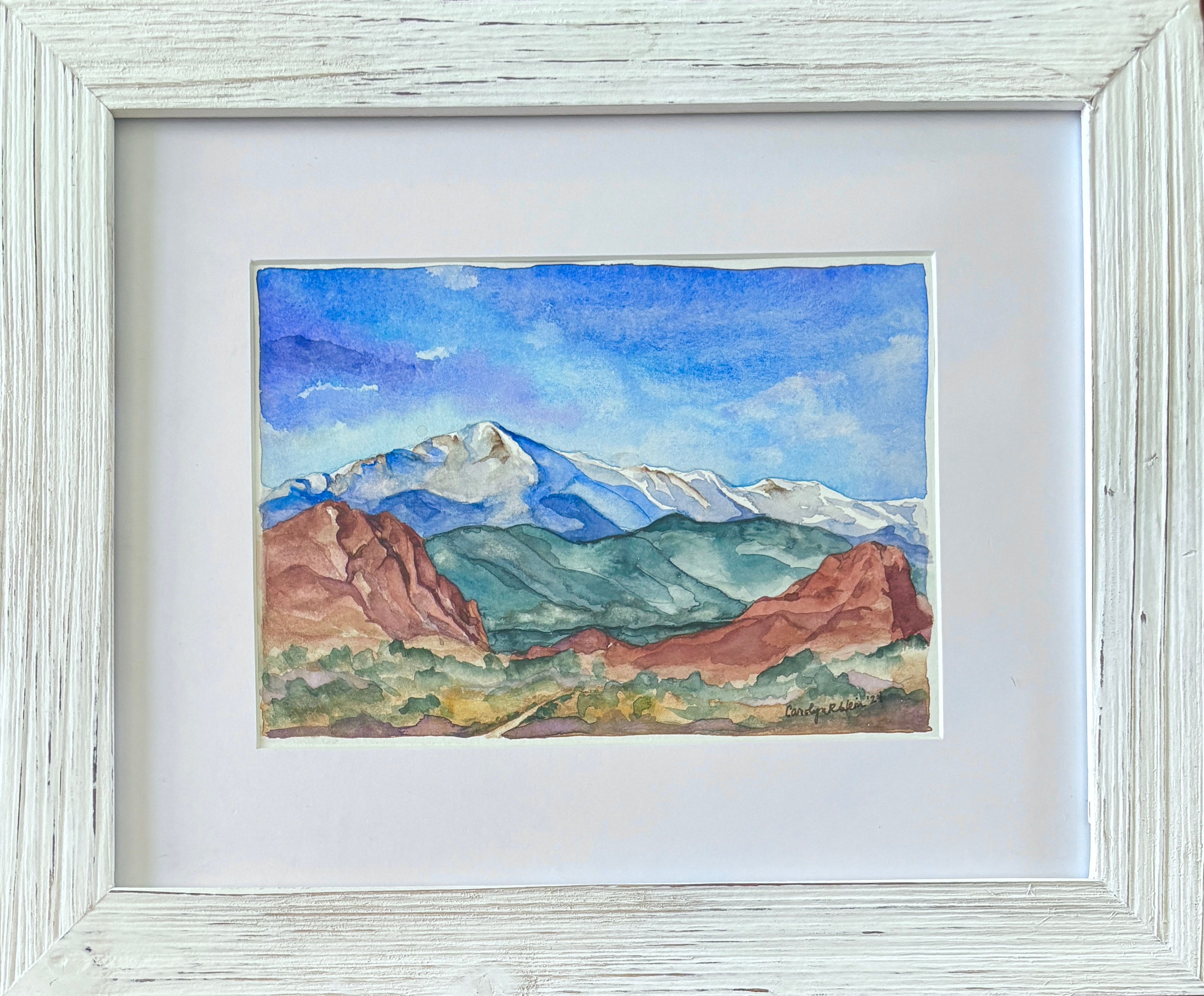 Pikes Peak from Garden of the Gods