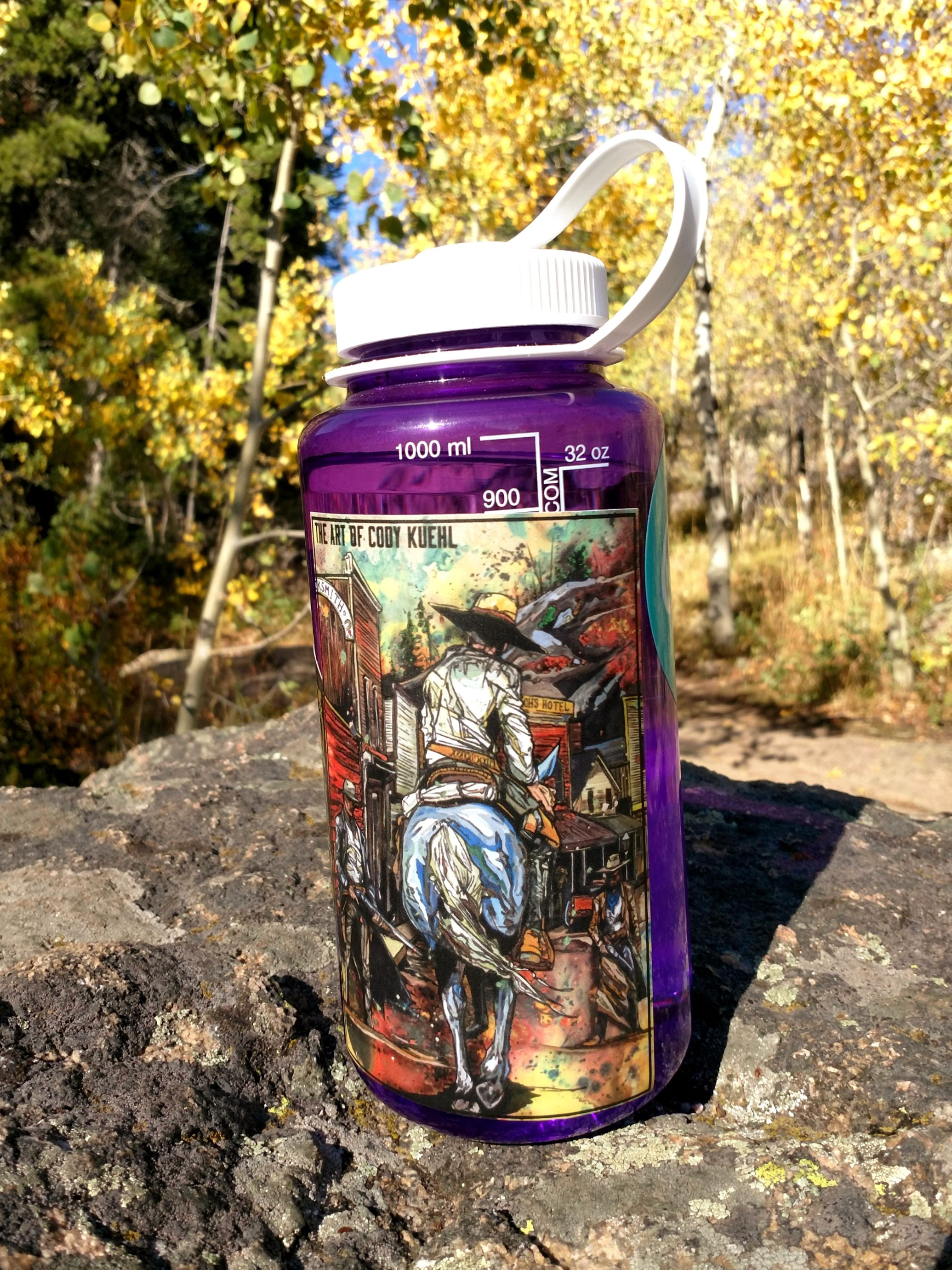 Riding into Town Sticker