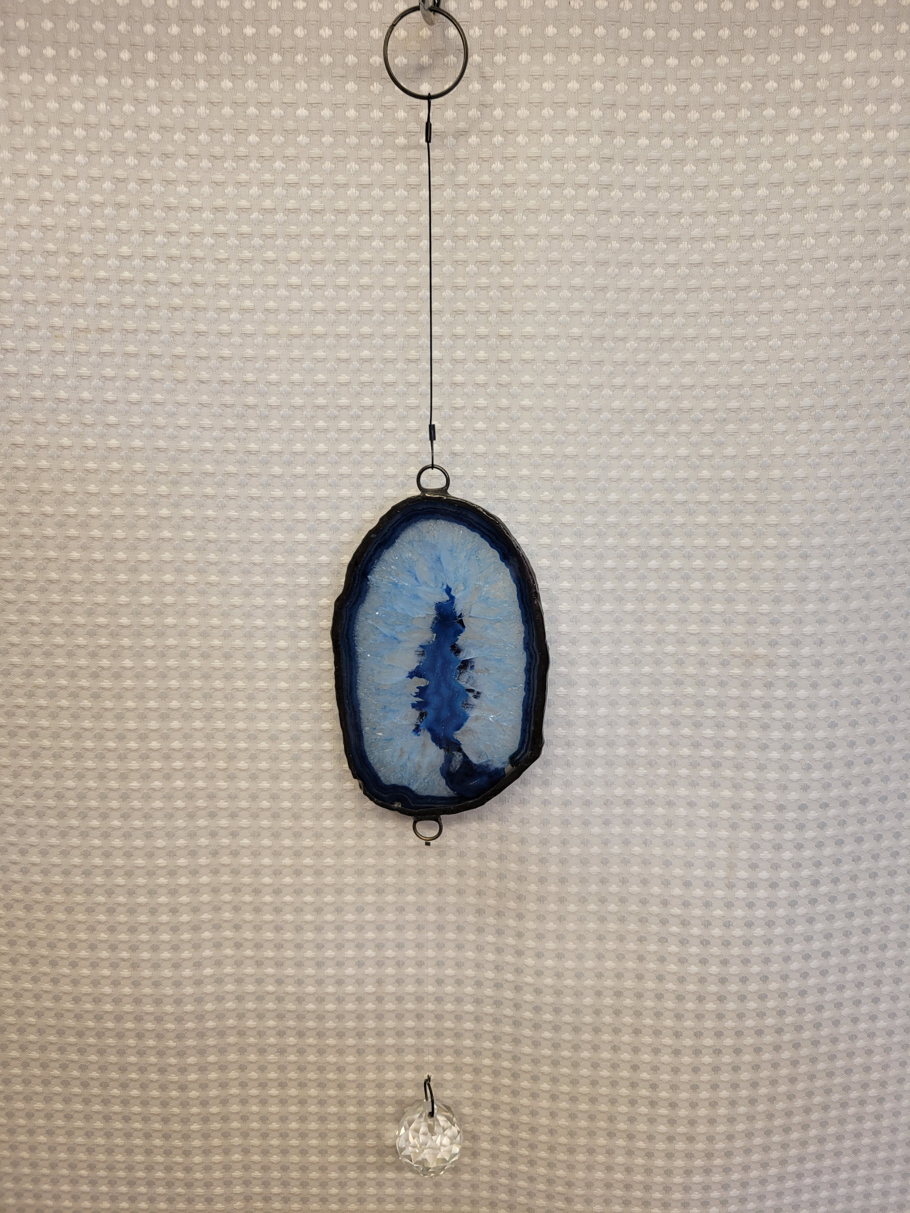 Dyed Agate Suncatcher