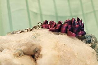 Delicate Crystal Dragon Dark Rainbow